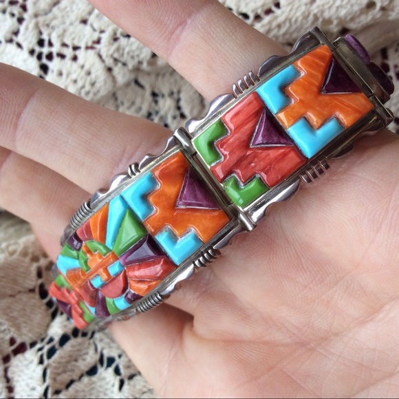 RETIRED LISTING Navajo STERLING RICK TALINO Native - Picture 8 of 8